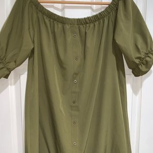 Women's Off Shoulder Loose Mini Dress